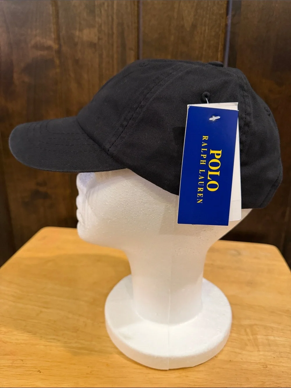 Polo by Ralph Lauren Black Cap with Red Polo Pony